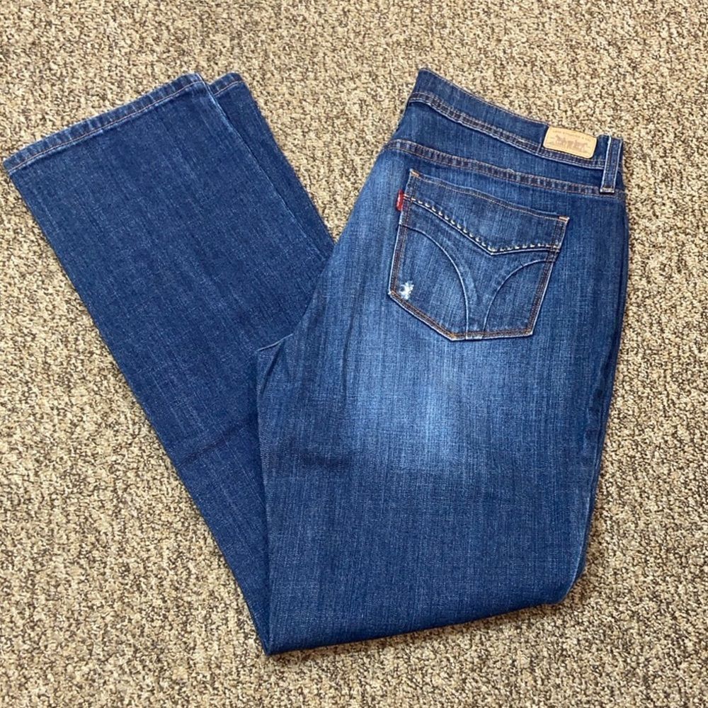 Vintage Levi’s Straight Leg 505 99% Cotton Jeans Women's Size 14